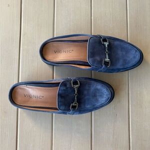 Women’s Vionic Blue Suede Loafers - SIZE 8